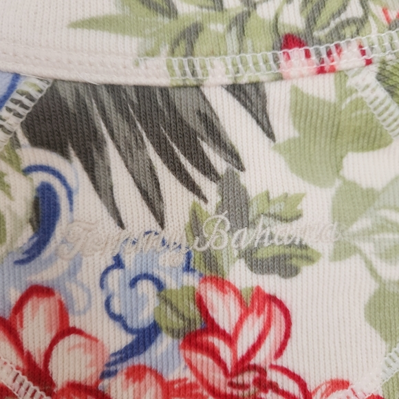 Tommy Bahama zip jacket sweater tropical hibiscus hawaii print pattern size XS - Picture 6 of 6